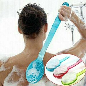 Bsimple קנייה פשוטה! לאמבטיה ולמקלחת מברשת ידנית ארוכה לקרצוף ולניקוי העור במקלחת